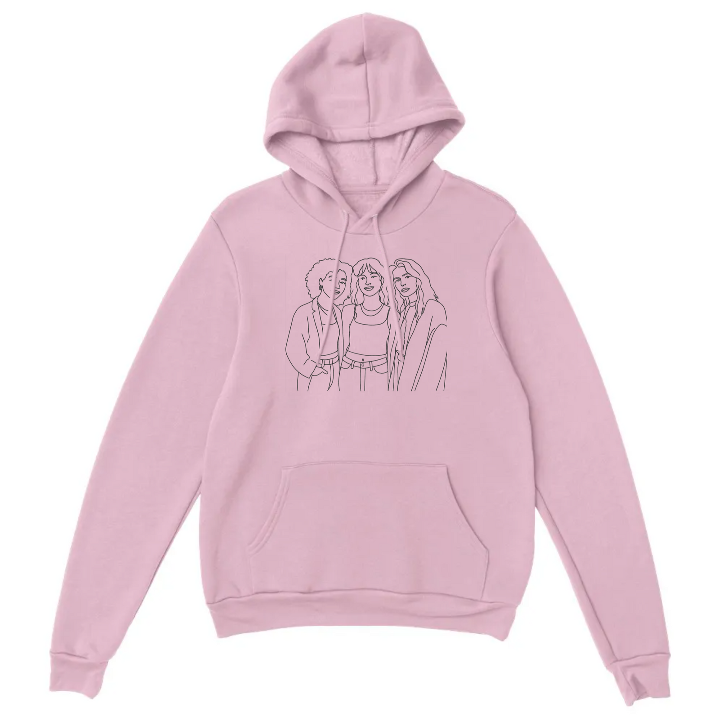 Custom Line Art Hoodie - Turn your photo into a line art