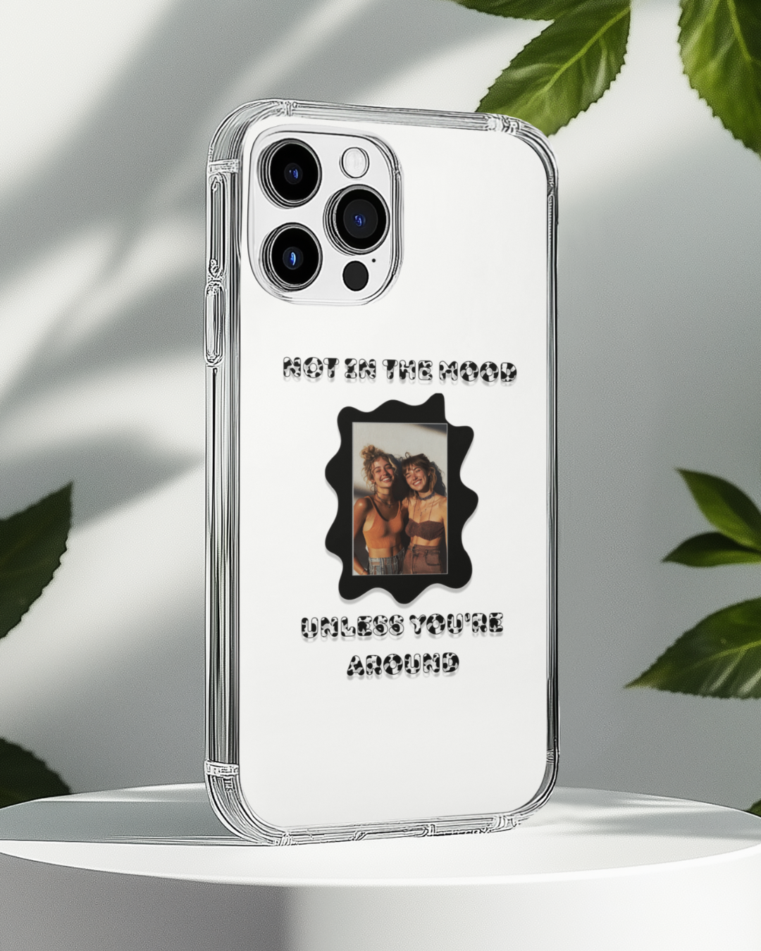 “Not in the Moo-d” Cow Print Design Case
