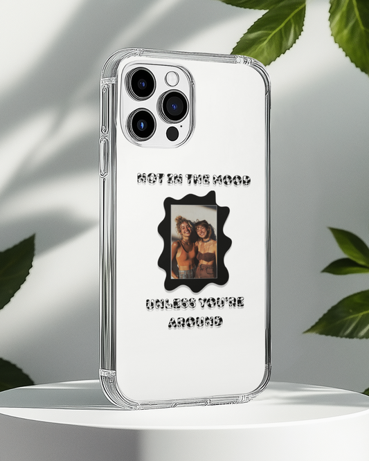 “Not in the Moo-d” Cow Print Design Case