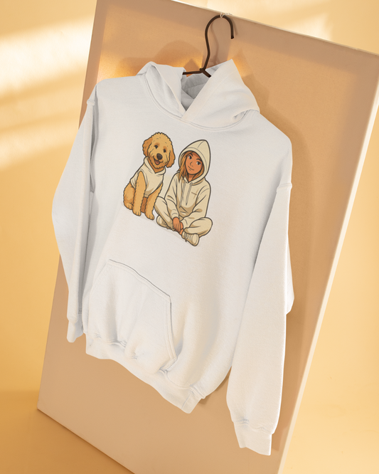 Custom Cartoon Hoodie – Turn Your Photo Into a Cartoon