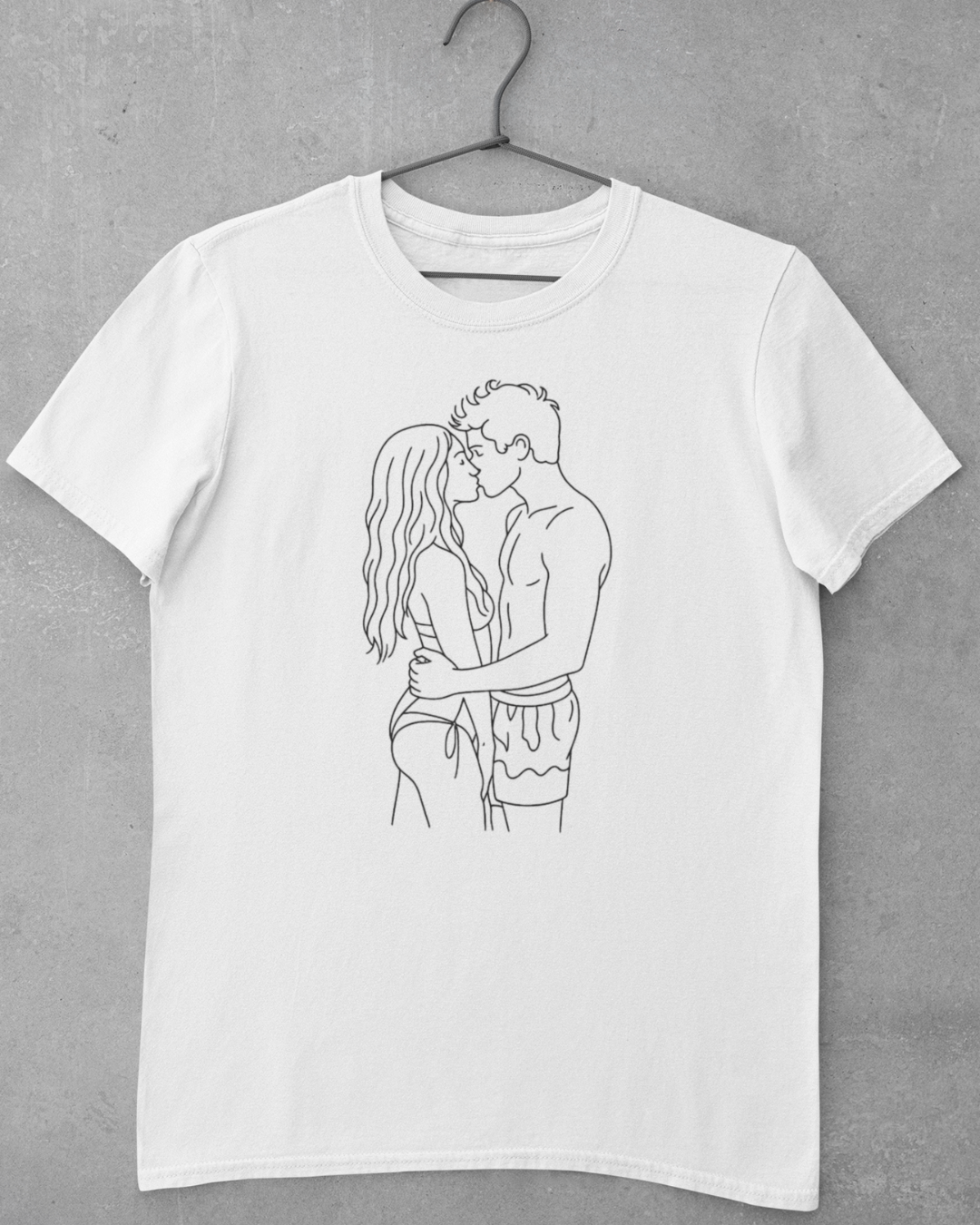 Custom Line Art T-shirt - Turn your photo into a line art