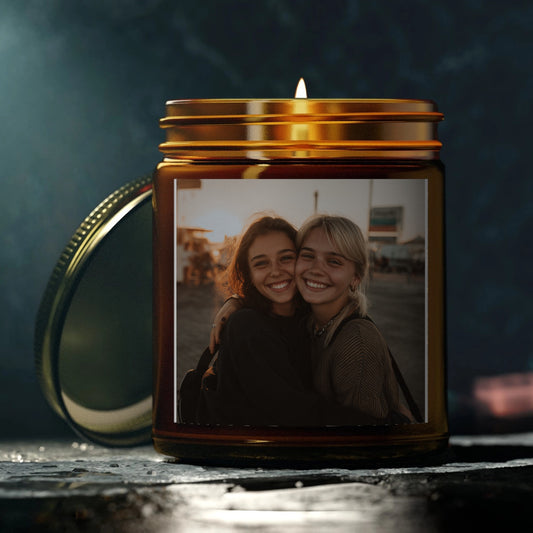 Custom Scented Candle - Upload Your Own Picture
