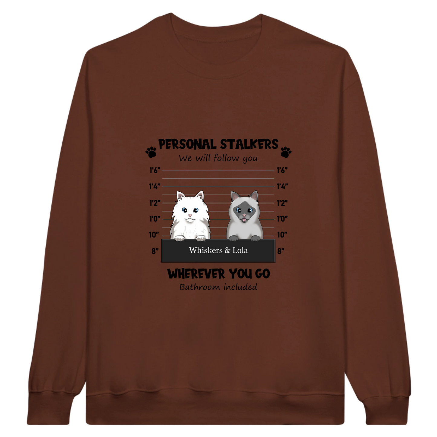 Color “Personal Stalker” Custom Pet Sweatshirt