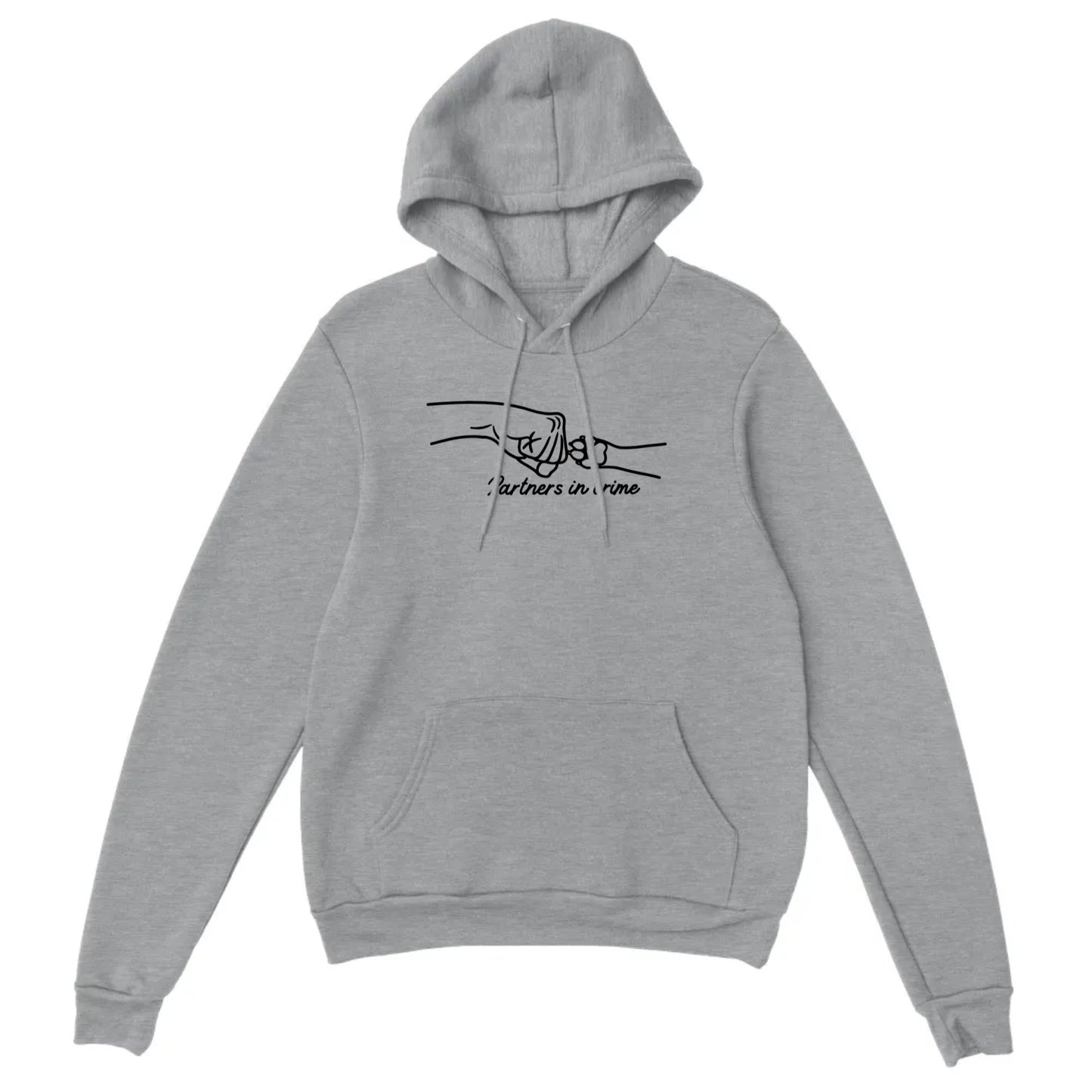 Partners in Crime Hoodie for Owner Grey