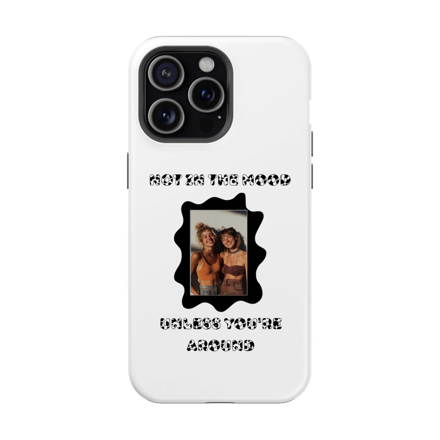 “Not in the Moo-d” Cow Print Design Case