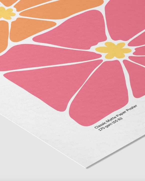 Custom Retro Computer Matte Paper Poster